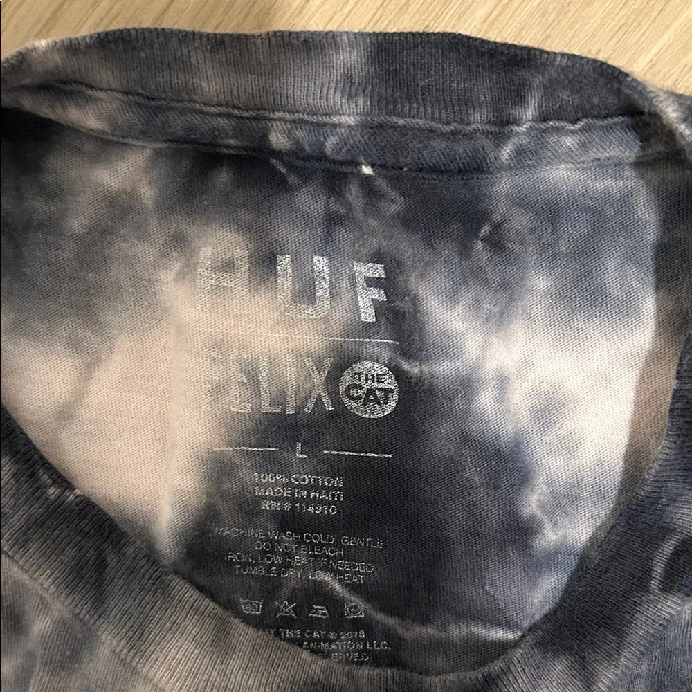Huf Felix The Cat Tie-Dye Graphic T-Shirt - Picture 2 of 3